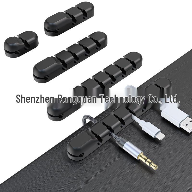 Silikon Cartoon Kabel Organizer - Selbstklebender Desktop Kabelclip Wickler