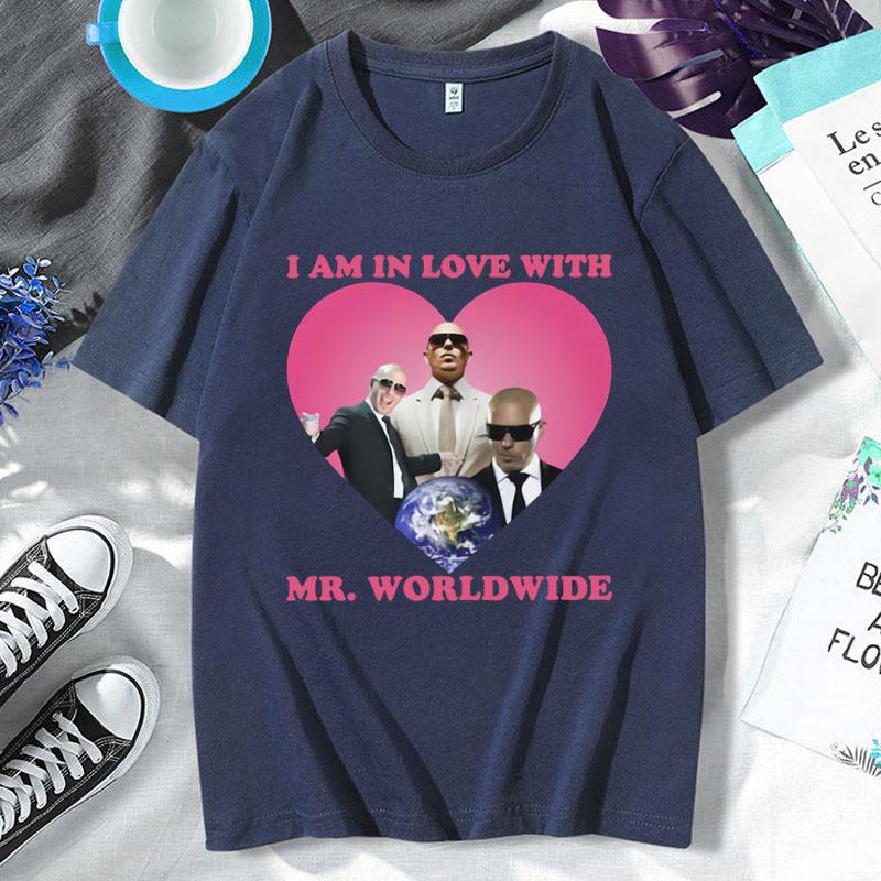Divertenti Mr Pitbull in Tutto il Mondo C'ero Ci Sono Stato Grafica Magliette Abbigliamento Uomo Moda Estate Vintage Harajuku T-shirt Maschio