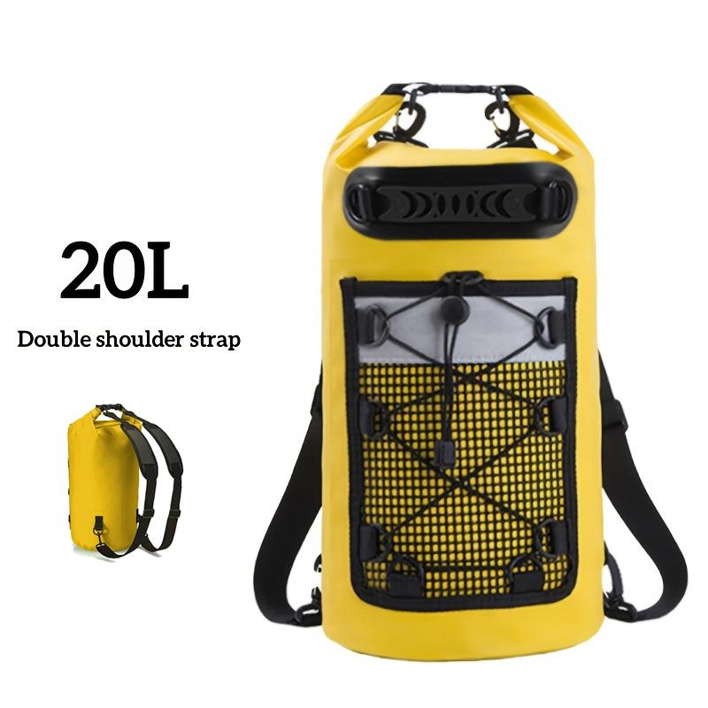 Swimming PVC Pack Dry Bag Backpack for Women Men 10L 20L Waterproof Shoulder Kayak Trekking Drifting Rafting Surfing Boating Bag