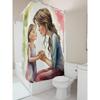 Mother And Daughter Bonding Waterproof Shower Curtain