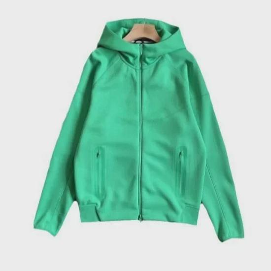 Men's Tri-Color Hooded Zip-Up Jacket - 2024 Spring/Autumn Collection, Breathable & Casual Sportswear