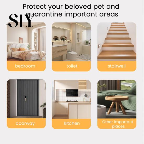 High-quality Pet Isolation Net Retractable Gate Mesh Safety No Drill Installation Indoor Barrier Without Outdoor Fence Home Divider for Stairs