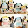 Plush Pochacco Dog Doll With Pink Eye Mask Large Gift For Kids And Collectors