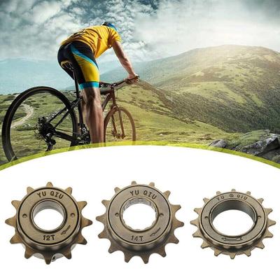 Ocelový 12/14/16T pastorek pro MTB kolo, volnoběžka, jedno rychlostní, cyklistické potřeby