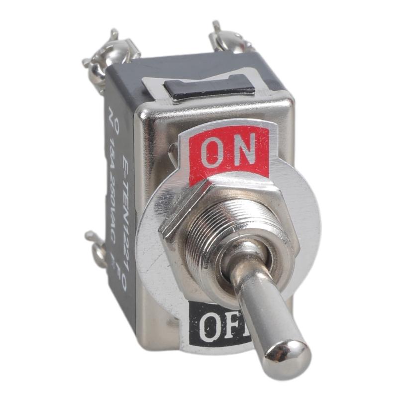 EIN-AUS-EIN / EIN-EIN Miniatur-Kippschalter Netzschalter Auto Boot 250V 15A 2/3/4/6-polige Kippschalter