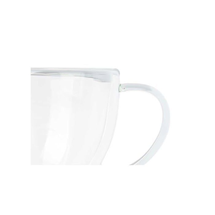 Tasse à café et à thé en verre - Vivalto - Verre borosilicate - 140 ml - Transparent - Lot de 6 - 8.5x8.5x8.5 cm