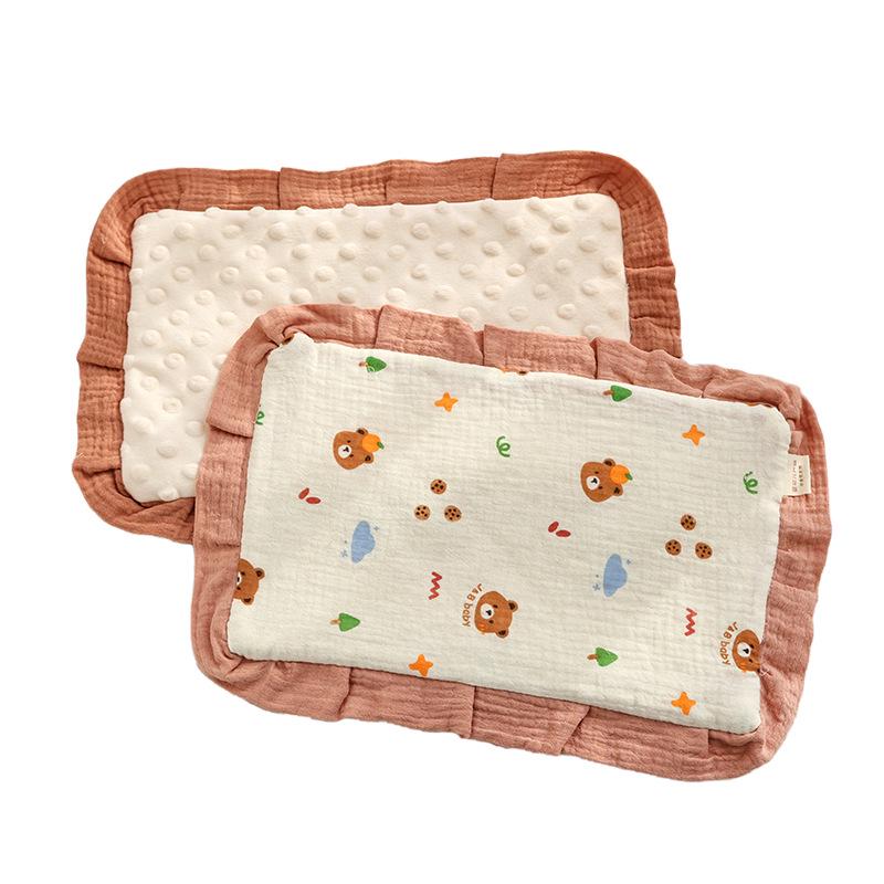 A-Grade Pure Cotton Cloud Pillow for Newborns - Soft & Comforting for All Seasons