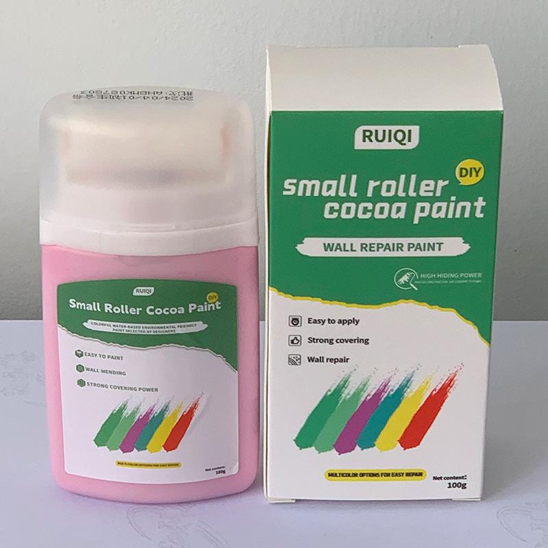 Odorless Latex Paint Roller Brush Kit for Easy Wall Repair and Recoloring