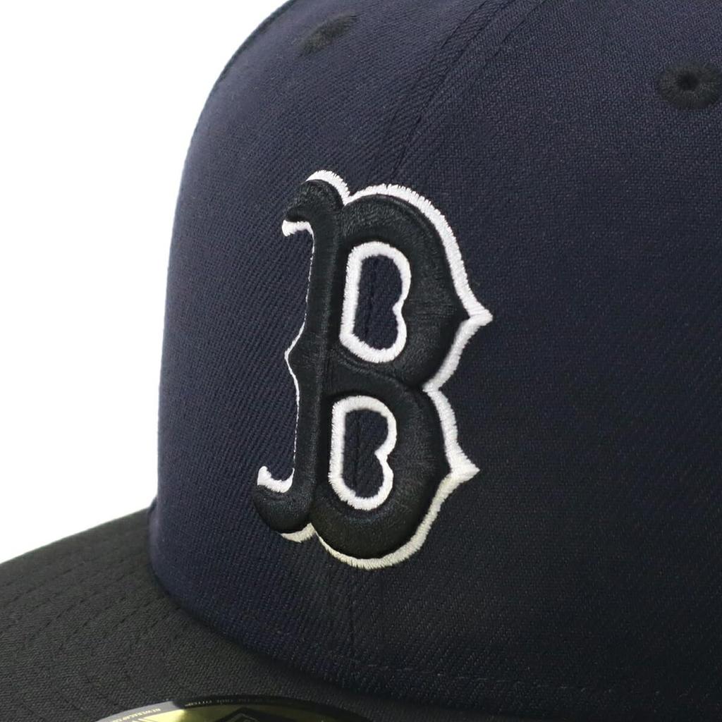 New Era 59FIFTY ONSPOTZ BOS Size Navy Boston Red Sox Cap, Exclusive, Navy, 7, 59Fifty, 2-Tone, Black,