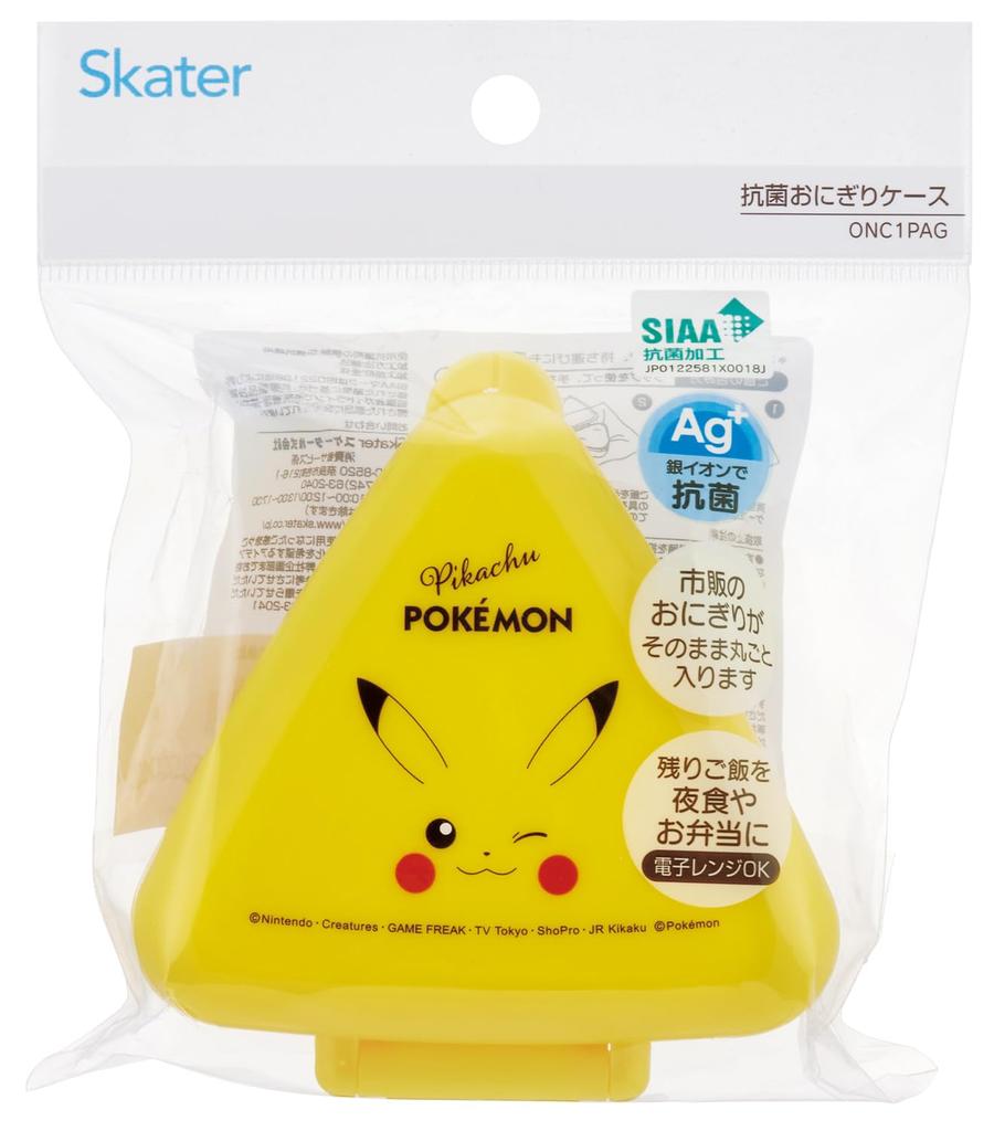 Skater Onigiri Pikachu Made in ONC1PAG68198 Case, Face, 23cm, Pokémon, Antibacterial, Japan,