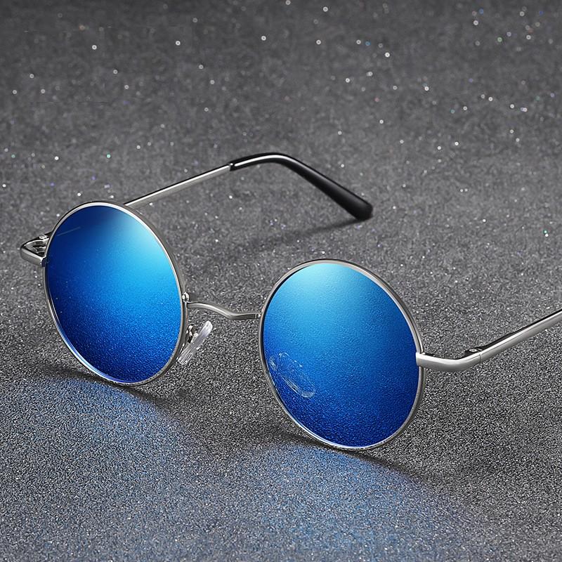 Bai Fen Bai Electronic 3C Men's Myt_0343 Polarized Sunglasses Wo Retro Round Sun Glasses Metal Frame Eyewear Driving Oculos De Sol Uv400 Cm