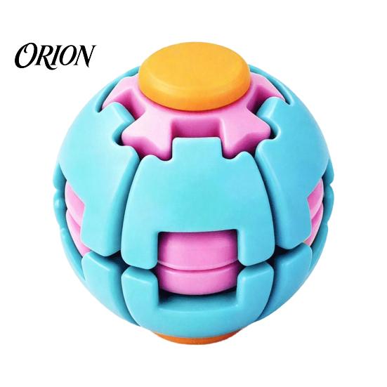 Stress Reduction Toy 3D Printed Press Spinning Ball, Anxiety Relief Fidget Spinner, Spinner Rotating Splicing Ball Desk for Kids Teens Adults