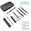 8 Pcs Premium Manicure Set, Nail Clippers, Stainless Steel