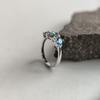 Серебряное кольцо с мистик топазом 1.075ct, вес изделия 2,88 гр (2191322)