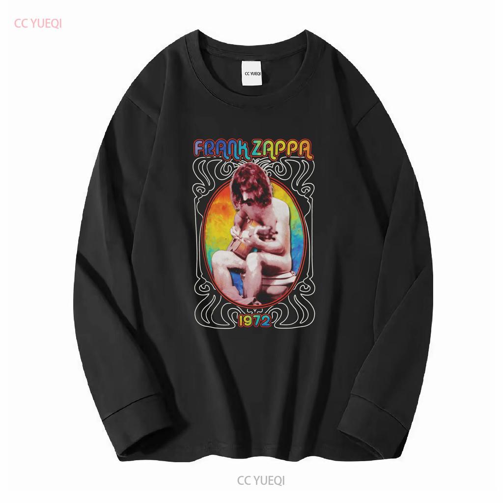 Frank Zappa on the Toilet Mens T shirt Krappa New Band vintage Washed Soft streetwear Comfortable Unisex Slightly
