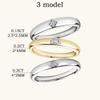 Smyoue 0.15-0.2CT Princess Cut Moissanite Rings for Women Engagement Bride Jewelry 100% S925  Silver Birthday Gift GRA