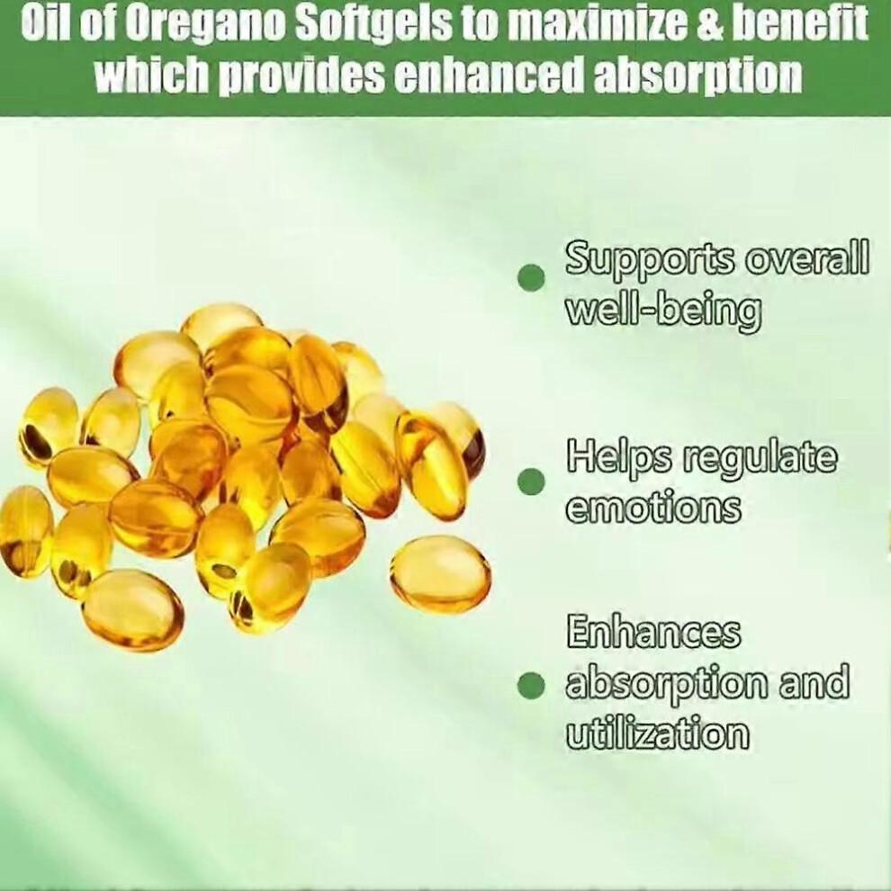 Oil of Oregano Black Seed Oil 6000mg Nutrition Gels & Chews 180/300 Count