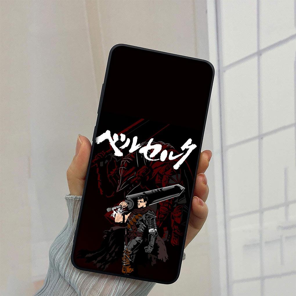 Berserk Guts Soft Cover for VIVO Y20 Y21 Y33S Y20i Y02 Y16 Y22S Y27 Y21T Y33T Y35 Y36 Y53S Y70 Y76 Y77 Y78 Casing Phone Case