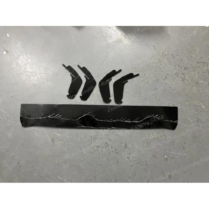 Para Volkswagen Golf MK7.5 GTI TCR 2017-2020 Difusor Trasero Placa Spoiler Labio Splitter Kit de Carrocería Tuning Accesorios para Coche
