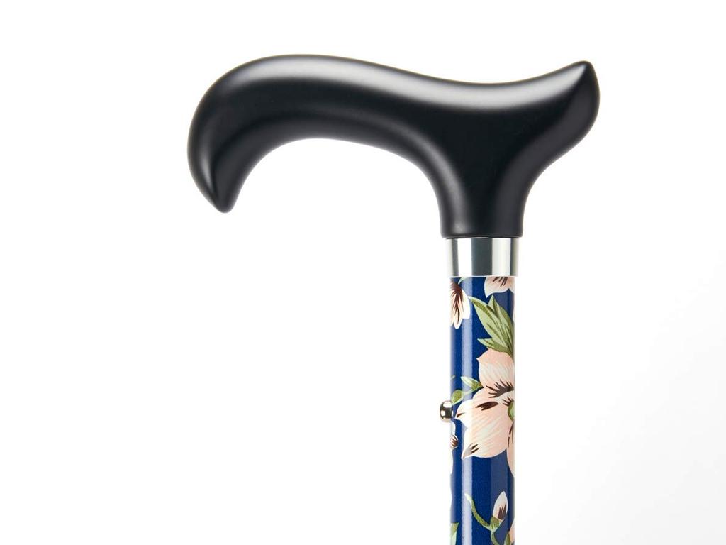 Merry Sticks / Bright Life / Folding Walking Stick / Cane / Bellflower (Blue)