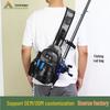Waterproof Multi-functional Fishing Gear Bag - Crossbody, Waist Pack, & Rod Holder