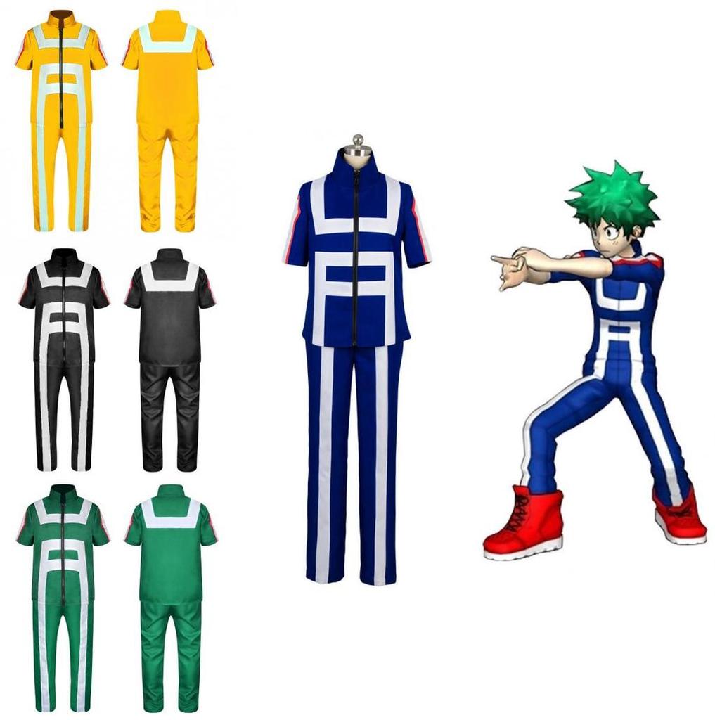 Premium Quality Boku No Hero Academia Izuku Midoriya Cosplay Training Uniform