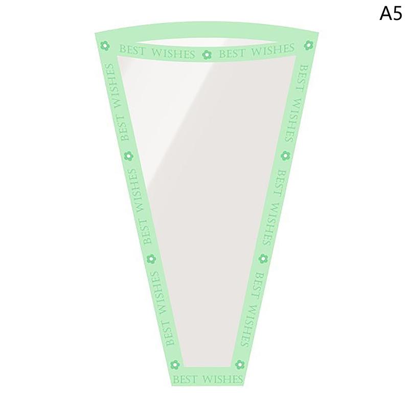 

50 шт. одиночный букет цветов упаковочная бумага прозрачный целлофан подарочная упаковка мешок свадьба день рождения вечеринка флорист упаковочные пакеты