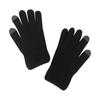 Men's Winter Split Finger Touch Screen Gloves Double Twisted Flower and Plush Thick Gloves Knitted Gloves Warm Outdoor Sports Cycling Gloves