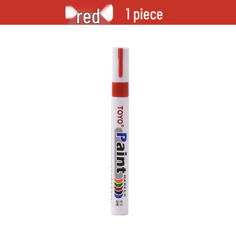 Toyo SA101 White Waterproof Tire Marker Pen - Non-Fading Touch-Up Paint Pen