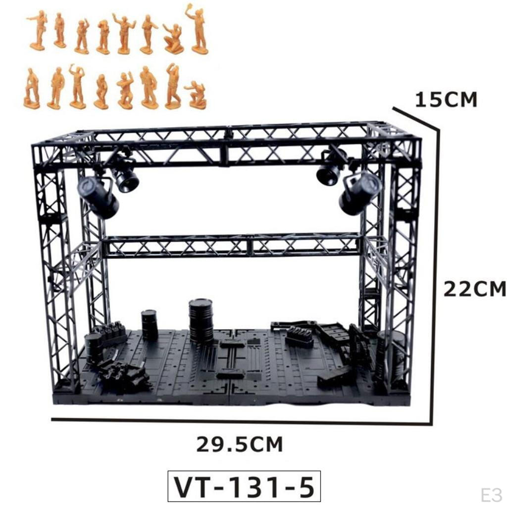 DIY Base Scene with 16 Figure Models
