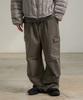 BURNING CAPONE Bc Parachute Dyed Cargo Pants (Charcoal)