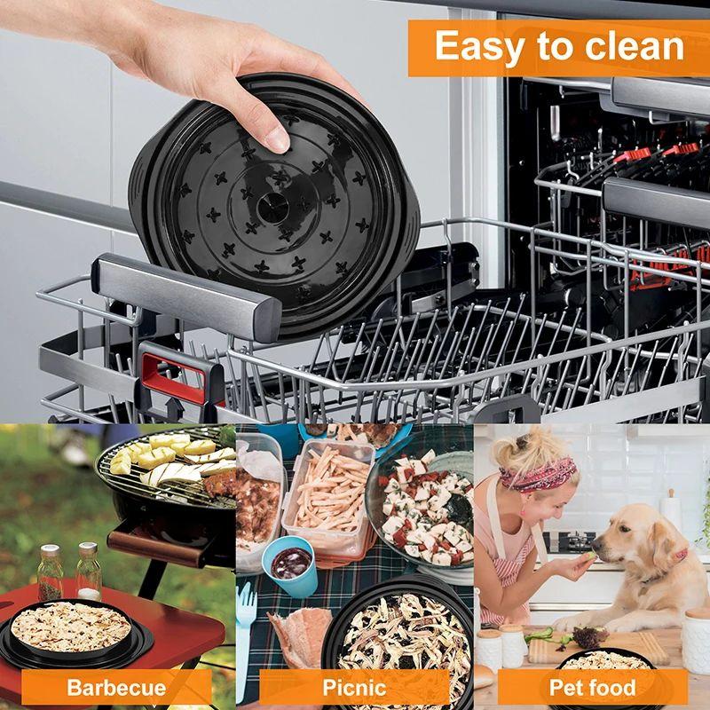 Chicken Shredder Tool Chicken Meat Breast Shredding Separation Mincing Grinder Machine With Lid For Shredding Chicken Pork Beef