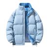 Men's Casual Cotton Jacket Hooded Solid Color Winter Daily