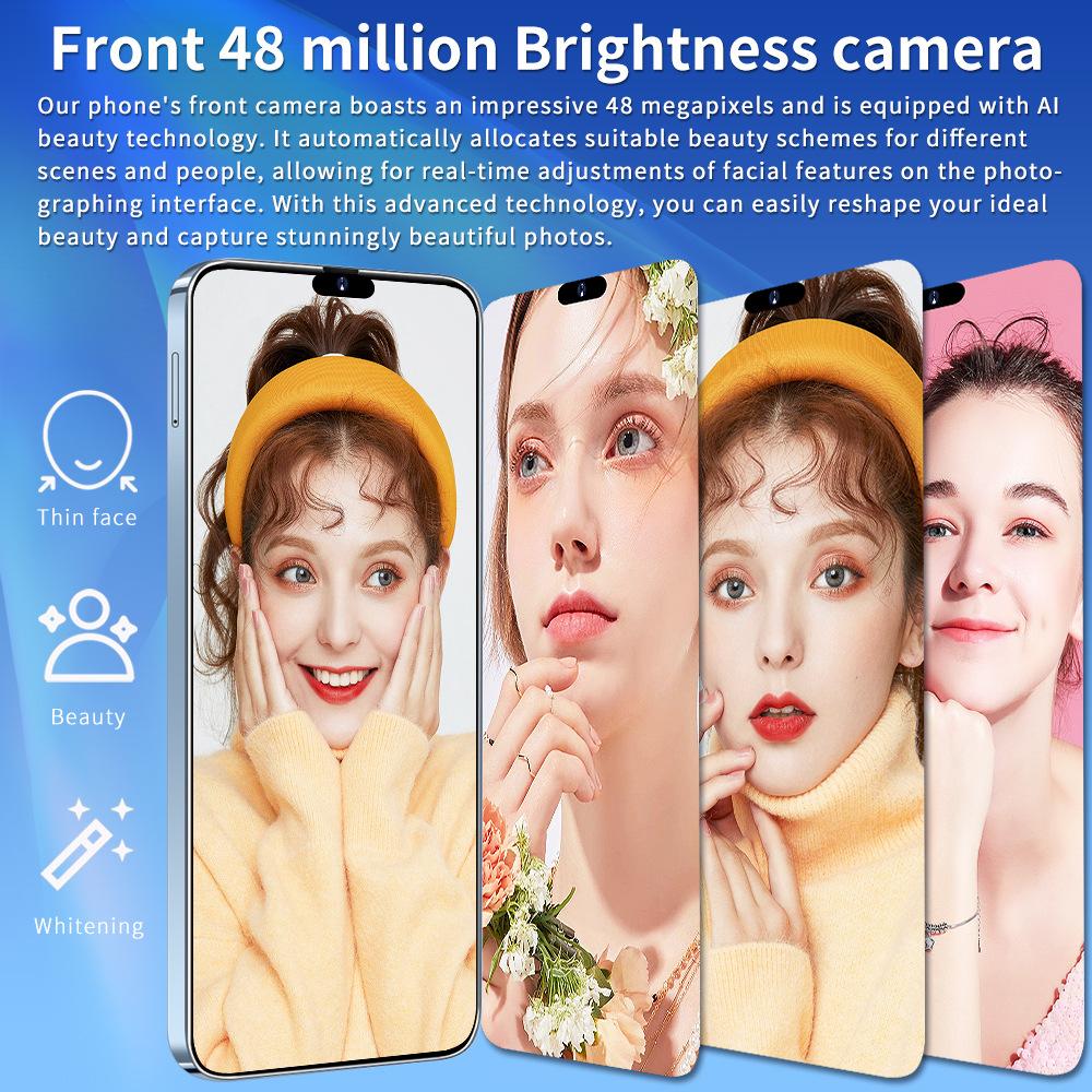I15 ProMax 2025 HOT Original for Brand Smartphone 6.7 Inch New Full Screen 4G 5G Cell Phone 7800mAh Mobile Phones Global Version