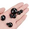50Pcs Solid Eyes Black Plastic Safety Eyes for Bear Doll Puppet Plush Animal Doll Toy Eye Nose Animal Sewing Button Accessories