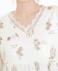 Narue Cotton Pajama Autumn Flower Design Women's Set,