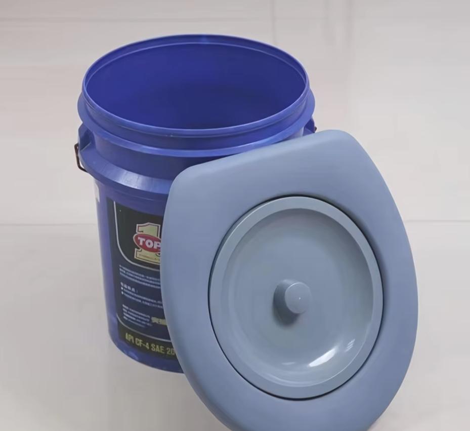 Portable Camping Toilet Lid, Movable Toilet Lid, Suitable for Camping, Hiking, Emergency Situations