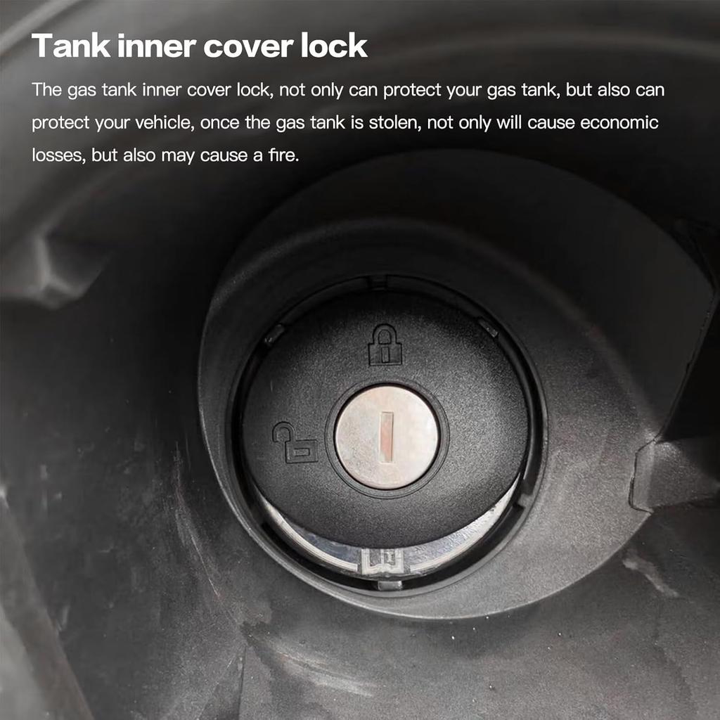 2024 Upgraded Locking Gas Fuel Tank Cover Plug Cap with 2 Keys For Ford F-150, OE 8U5Z9C268B