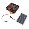 Ventilator Solar de Evacuare Monocristalin 10W Ventilator de Ventilație cu Panou Solar cu Plasă de Protecție pentru Rotund