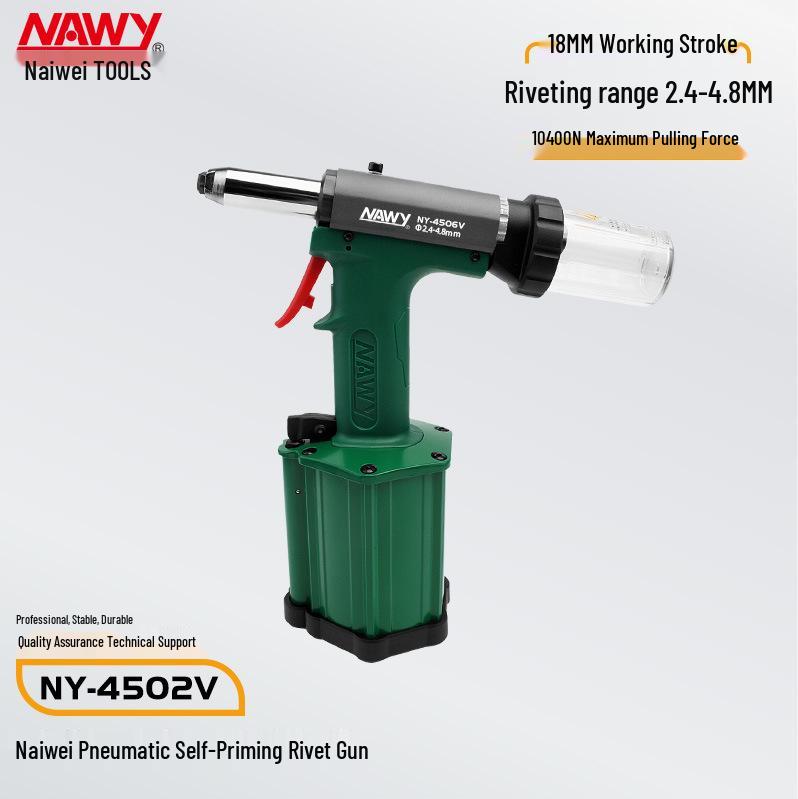 Taiwan Industrial-Grade Automatic Pneumatic Rivet Gun for Aluminum & Stainless Steel Rivets