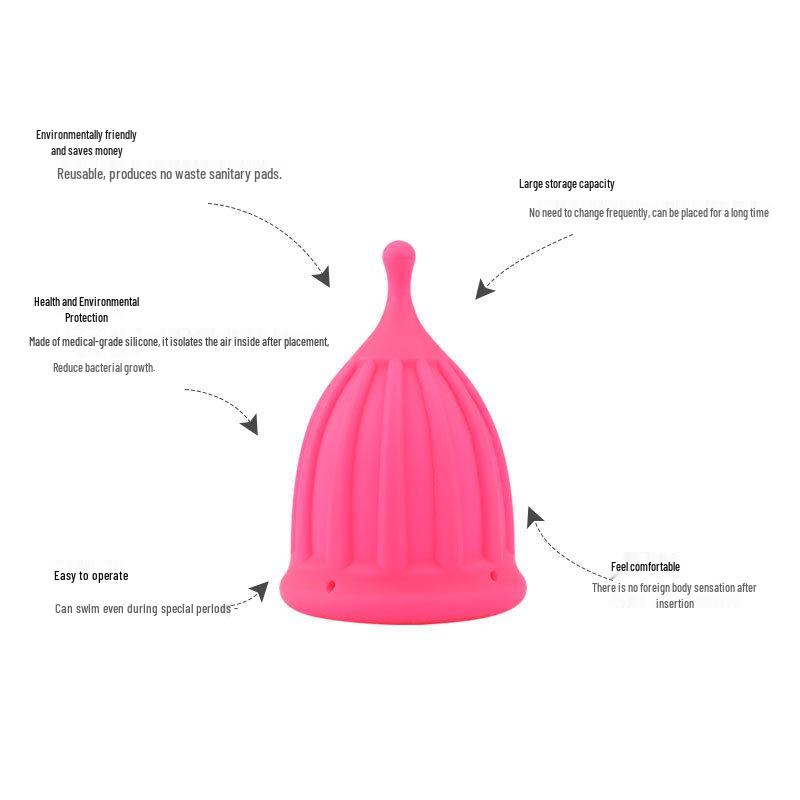 New Silicone Menstrual Cup: Eco-Friendly Alternative to Pads & Tampons