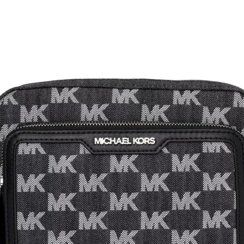 Michael Kors COOPER Brand Logo Classic Logo Printed All Over Camera Bag Shoulder Crossbody Bag Men's Black