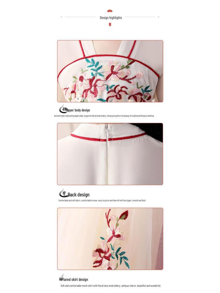 Girls' Chinese Hanfu Fairy Dress – Ancient Style for All Seasons