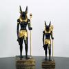 Anubis Resin Arts And Crafts Jackal Ornament Dog Pharaoh Pyramid Sculpture Egypt Travel Souvenir Home Decoration Gift