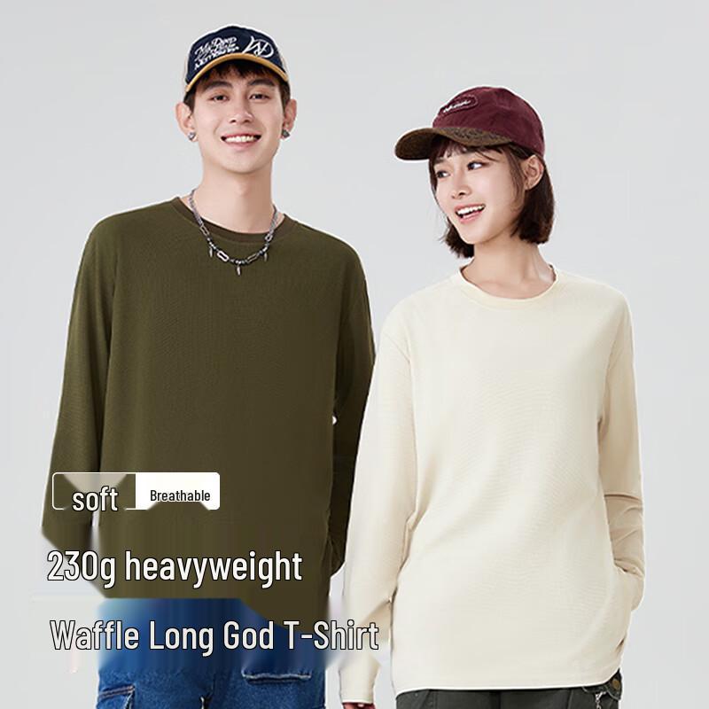 Baleno Men's Waffle Knit Long-Sleeve Top