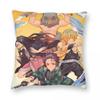 Anime Demon Slayer Tengen Uzui Pillowcase Printing Fabric Cushion Cover Decorations Throw Pillow Case Cover Car Square Xcm