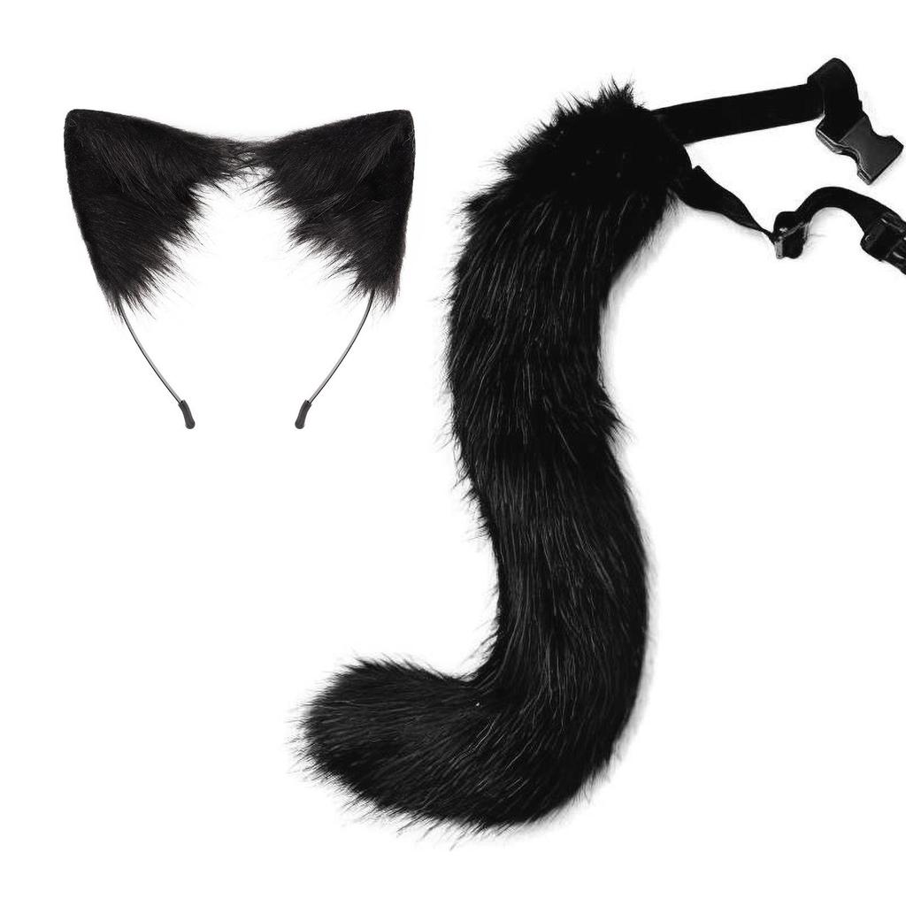 Halloween Fuchs Plüsch Schwanz Cosplay Kostüm Accessoire
