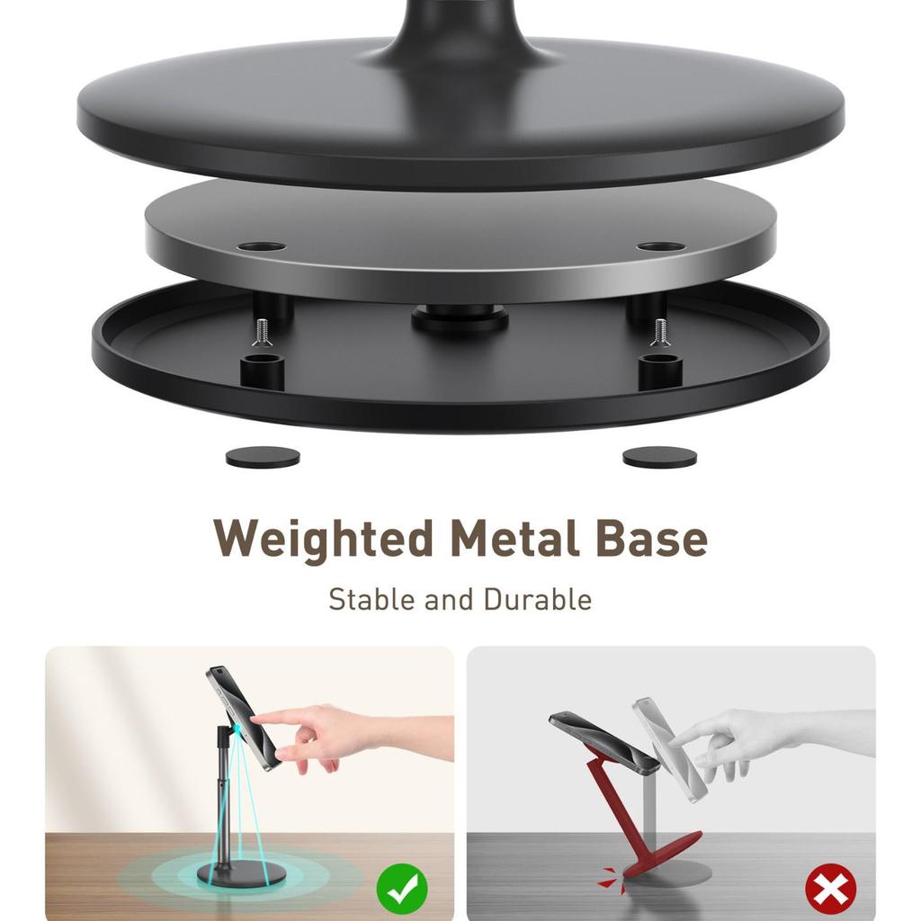 iDock 360° Rotating Magnetic Phone Holder & Desk Organizer T105