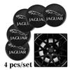 4Pcs Car Emblem Wheel Hub Center Cap Sticker Rim Badge Cover For Jaguar X-Type S-Type XFR X XE XF XJ F-Type F-Pace E-Pace I-Pace ZZ5