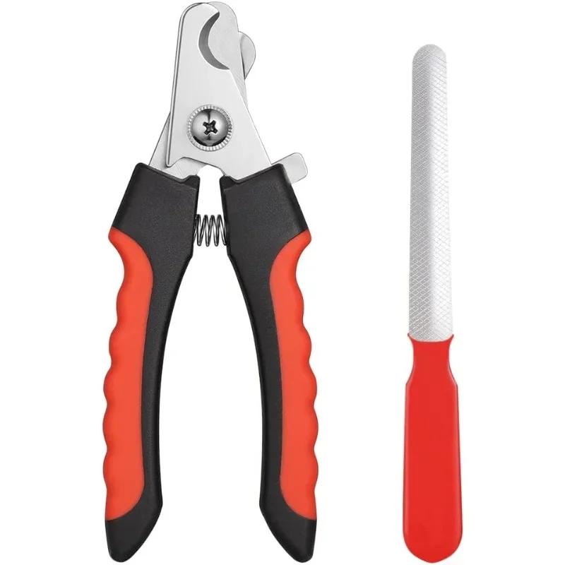 Dog Nail Clippers Professional Pet Nail Clipper & Trimmers Pet Dog and Cat Nail Clippers Dog Nail Sharpener with Safety Guard